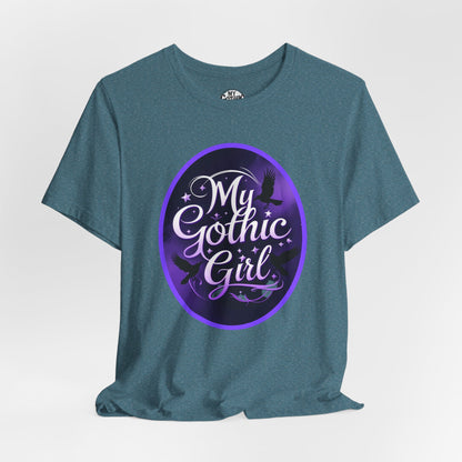 My Gothic Girl Poetic Goth Graphic Tee – Dark Alt Aesthetic Streetwear Fashion