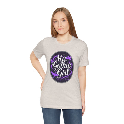 My Gothic Girl Poetic Goth Graphic Tee – Dark Alt Aesthetic Streetwear Fashion