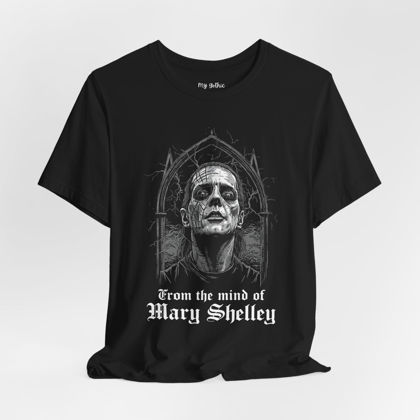 "From The Mind Of Mary Shelley" Gothic Literary Horror T-Shirt