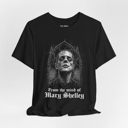 "From The Mind Of Mary Shelley" Gothic Literary Horror T-Shirt