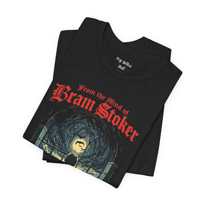 "From The Mind Of Bram Stoker" Gothic Literary Horror T-Shirt