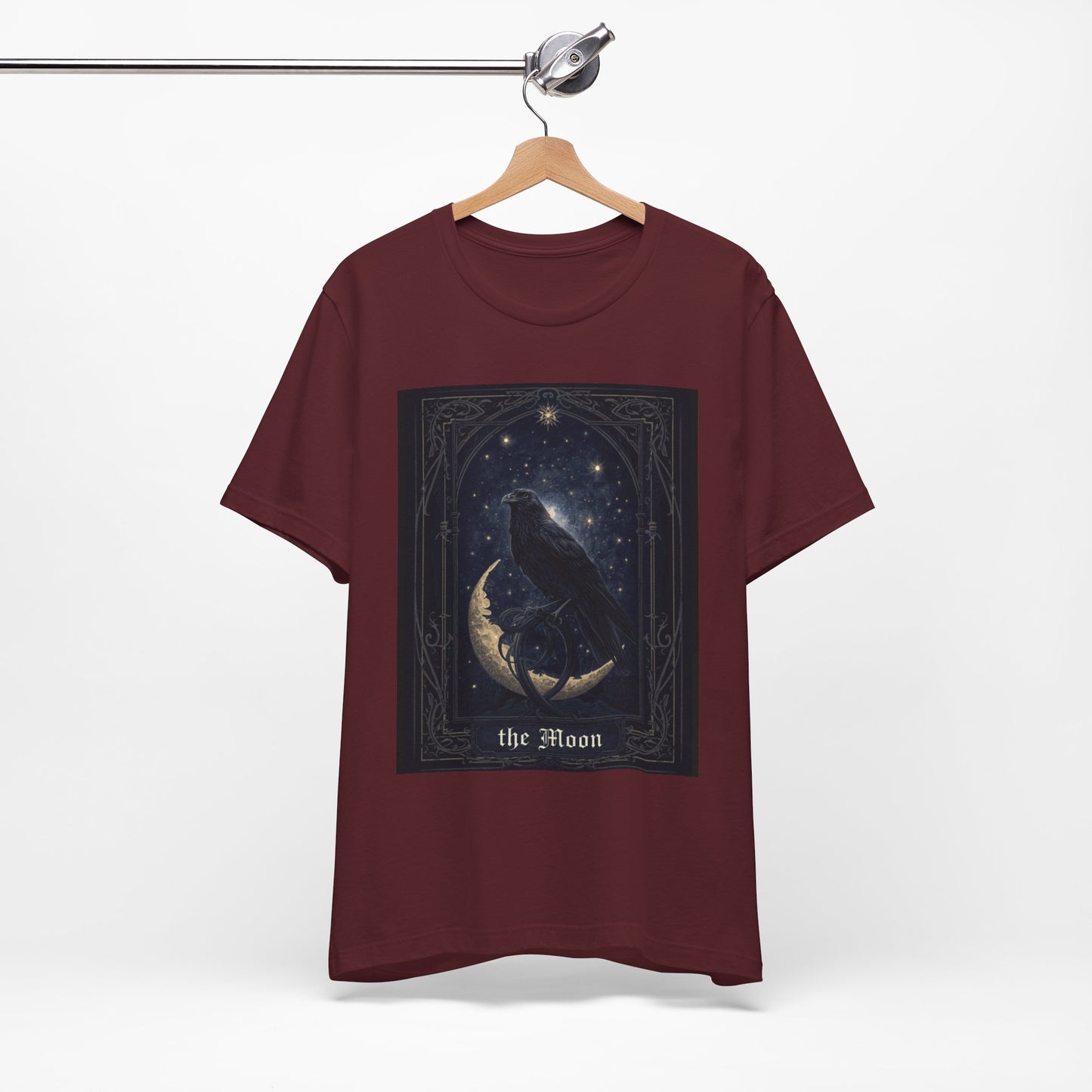 My Gothic Girl "Raven Moon" Graphic T-Shirt Unisex Gothic Dark Fashion Casual Wear
