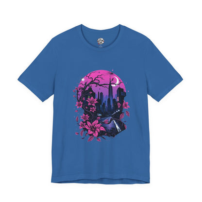 “Dark Bloom” — WhimsyGoth Floral Tee – Alt Aesthetic Poetic Goth Street-wear