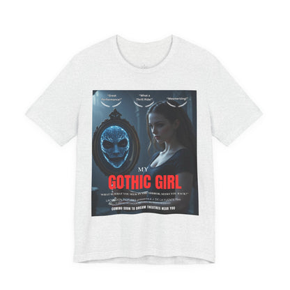 My Gothic Girl "Movie Poster" Graphic Tee – Gothic Streetwear, Whimsy Goth, Dark Poetry Alt Fashion