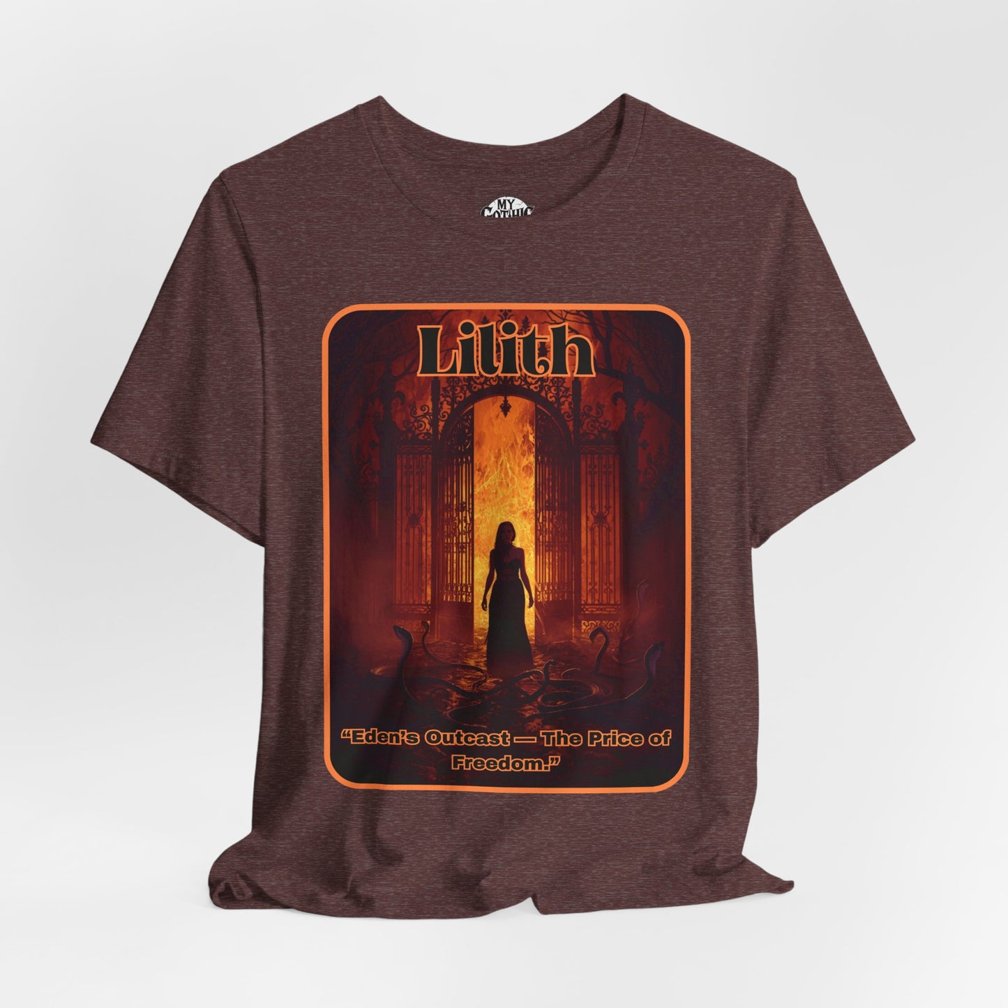 “Lilith  —  Eden’s Outcast, The Price of Freedom.” Graphic T-Shirt – Alt Aesthetic Poetic Goth Street-wear