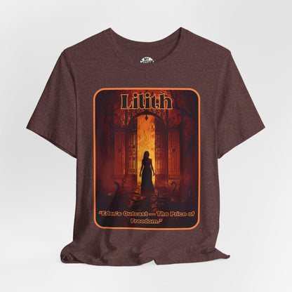 “Lilith  —  Eden’s Outcast, The Price of Freedom.” Graphic T-Shirt – Alt Aesthetic Poetic Goth Street-wear