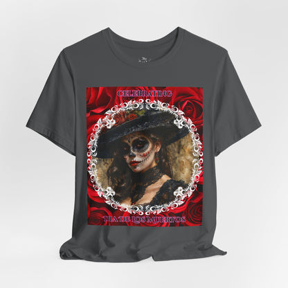 My Gothic Girl Dia De Los Muertos Graphic Tee – Gothic Streetwear, Whimsy Goth, Dark Poetry Alt Fashion