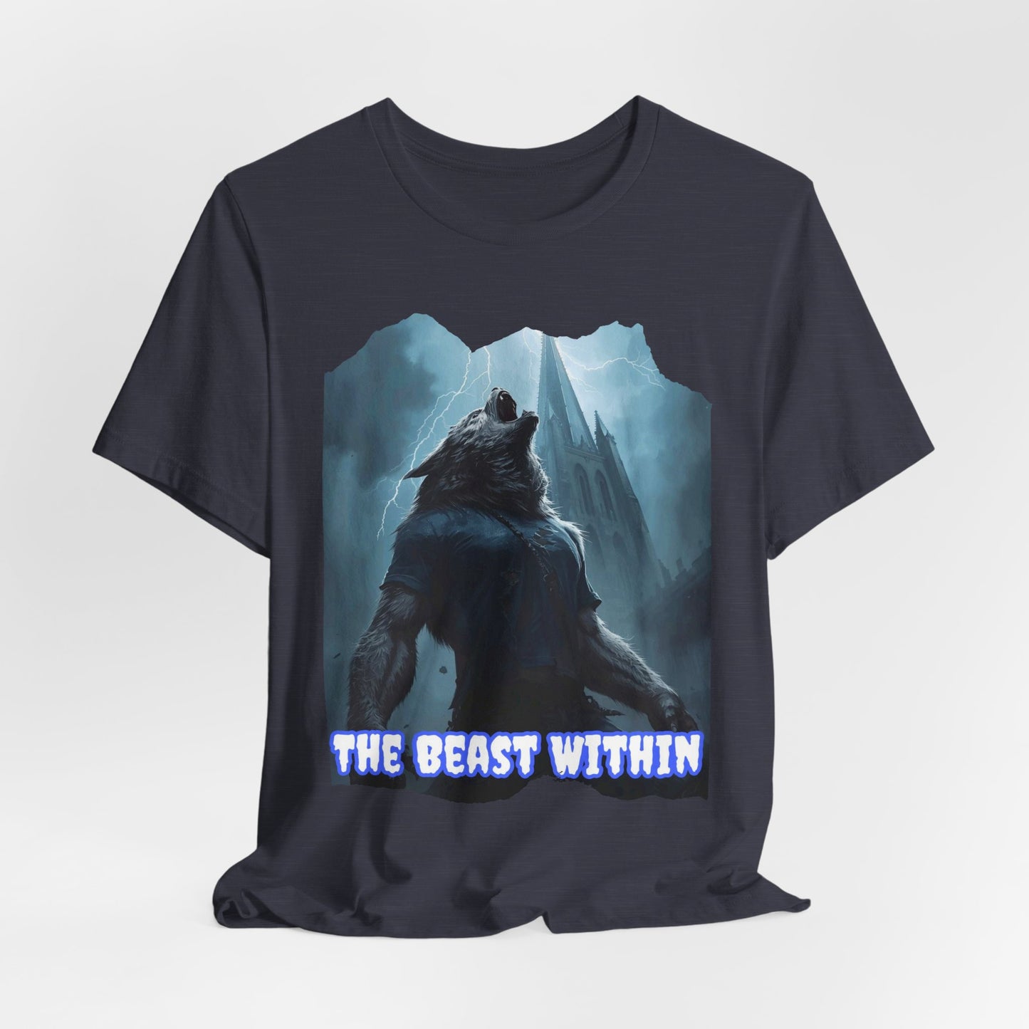 My Gothic Girl "The Beast Within" Graphic T-Shirt Unisex Gothic Dark Fashion Casual Wear