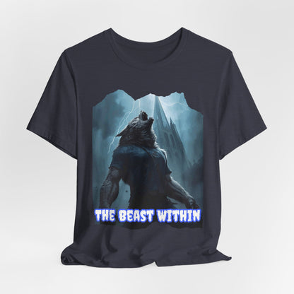 My Gothic Girl "The Beast Within" Graphic T-Shirt Unisex Gothic Dark Fashion Casual Wear