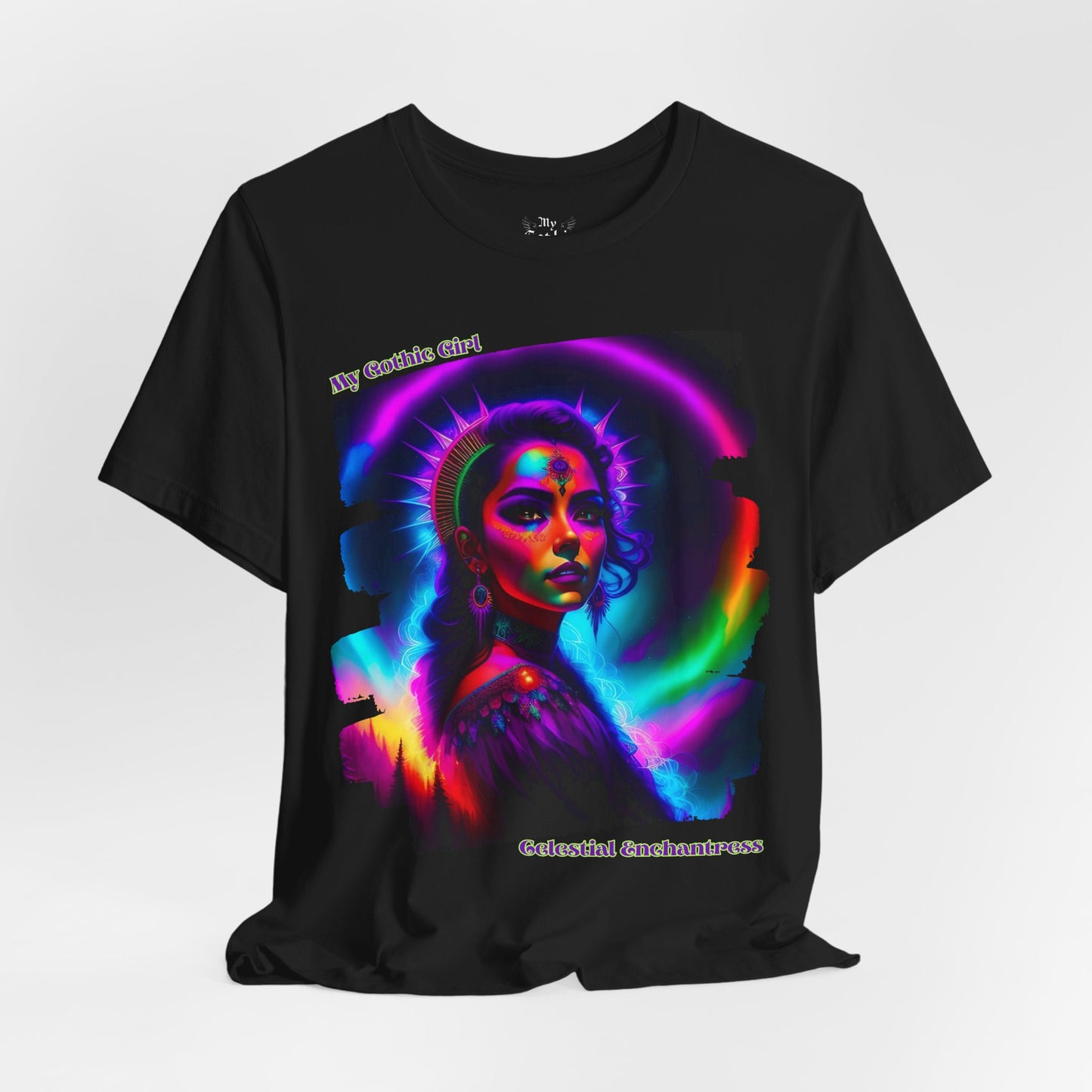 Celestial Enchantress Poetic Goth Graphic Tee – My Gothic Girl