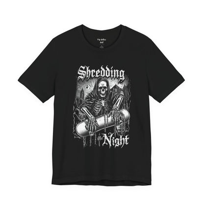 "Shredding The Night" Street Skater T Shirt