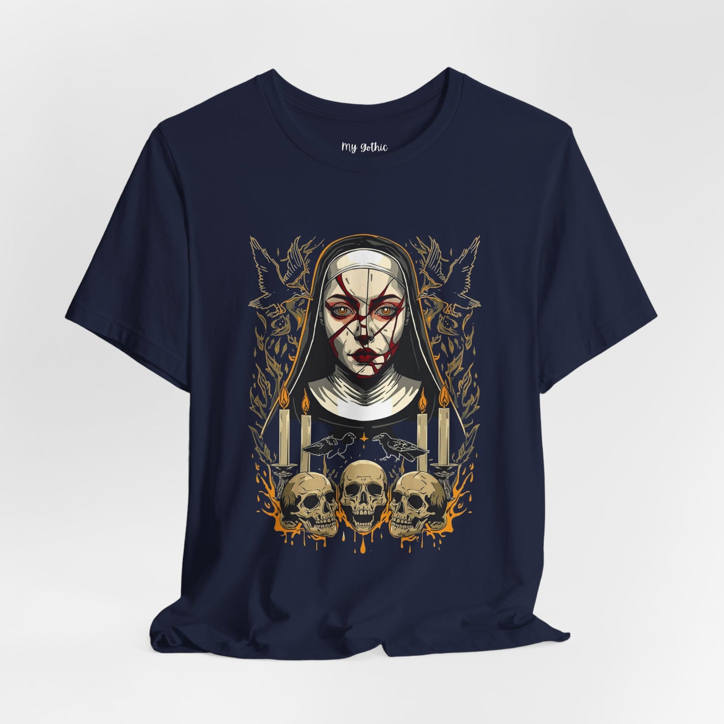 Nocturne Nun Gothic Pop Art T-Shirt