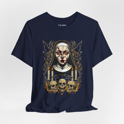 Nocturne Nun Gothic Pop Art T-Shirt