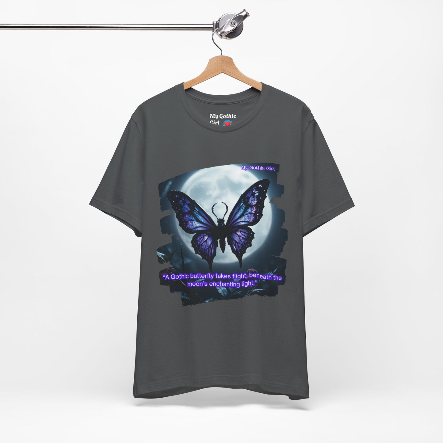 My Gothic Girl Graphic Tee – Whimsy Goth Streetwear, Dark Poetry Fashion, Alt Aesthetic Apparel