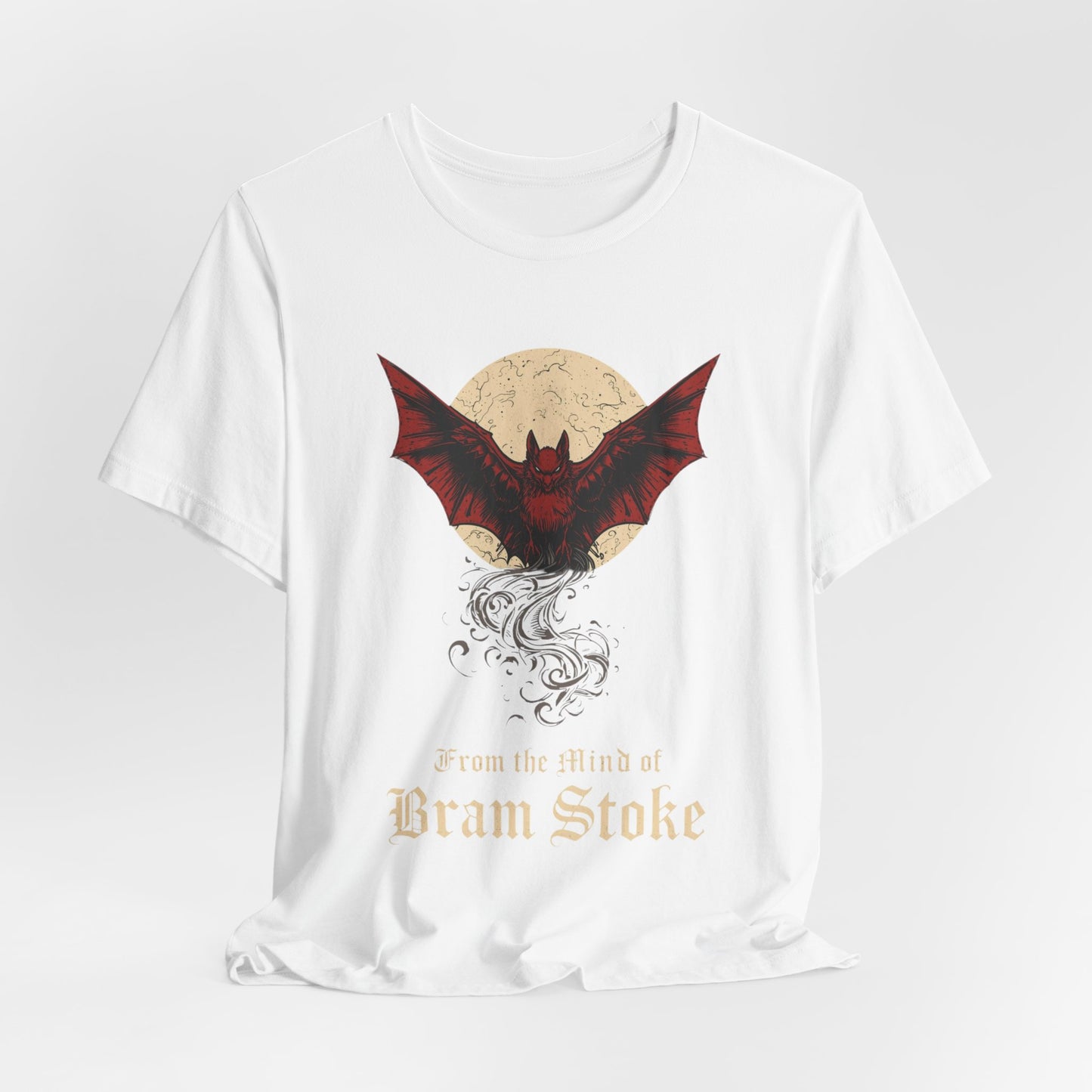 "From The Mind Of Bram Stoker" Gothic Literary Horror T-Shirt