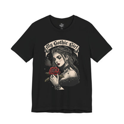 My Gothic Girl - Dark Rose Queen Graphic T Shirt
