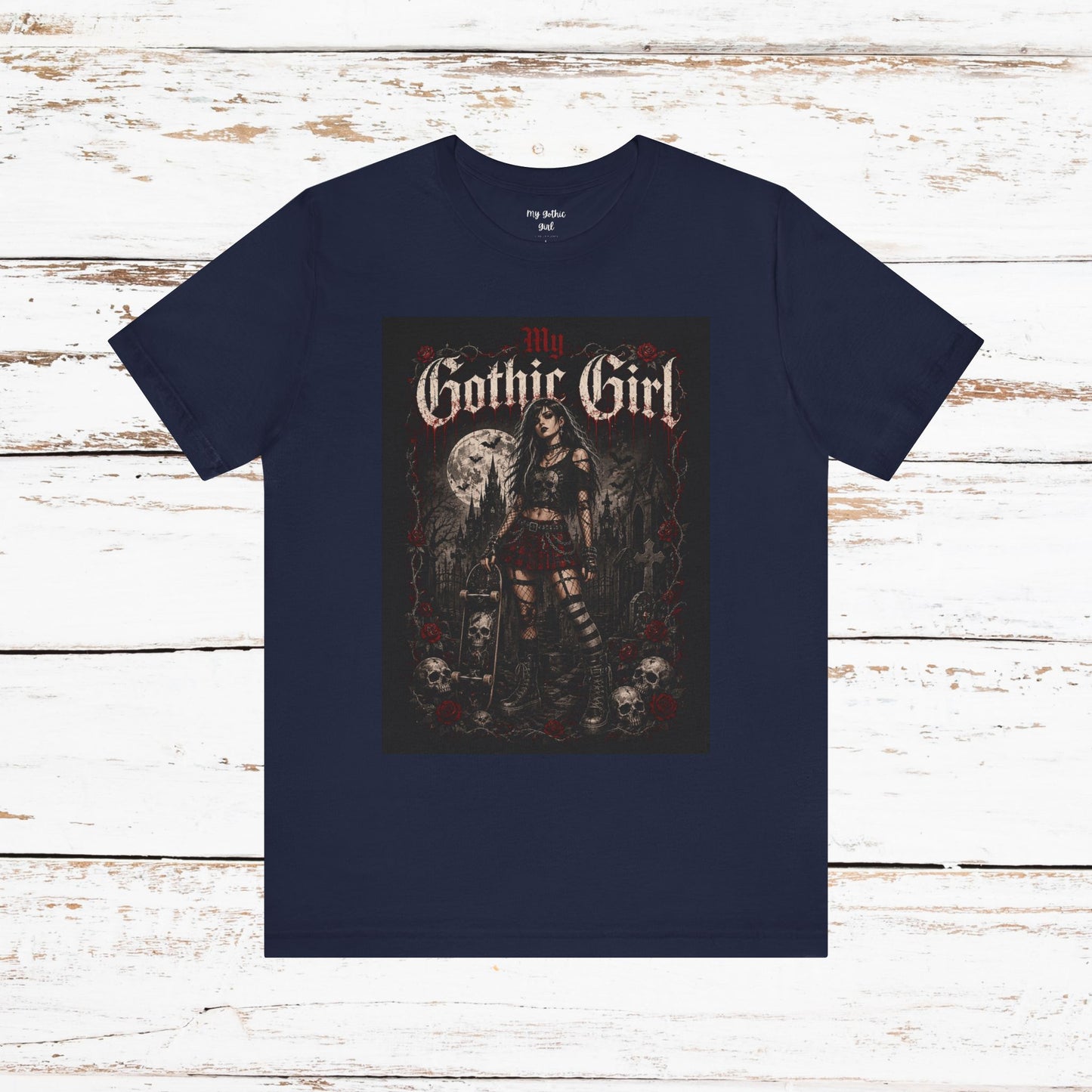 My Gothic Girl - Skater Girl Short Sleeve T Shirt