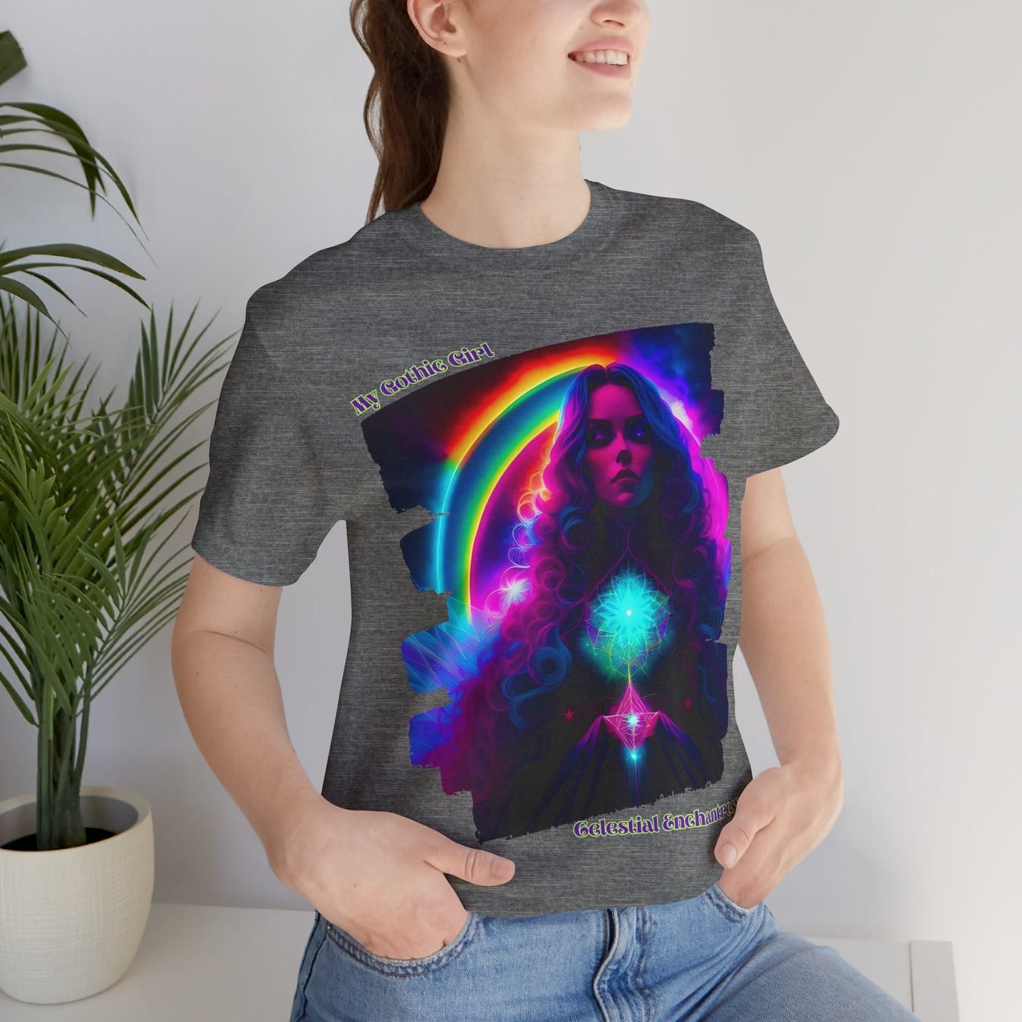 Celestial Enchantress Poetic Goth Graphic Tee – My Gothic Girl