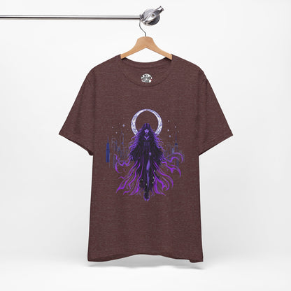 “Celestial Enchantress”  Gothic Graphic T-Shirt – Alt Aesthetic Poetic Goth Street-wear