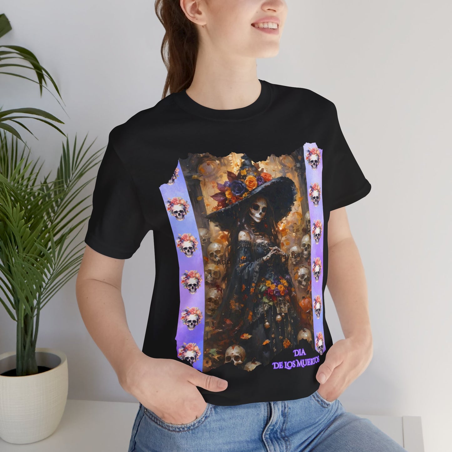 My Gothic Girl Dia De Los Muertos Graphic Tee – Gothic Streetwear, Whimsy Goth, Dark Poetry Alt Fashion