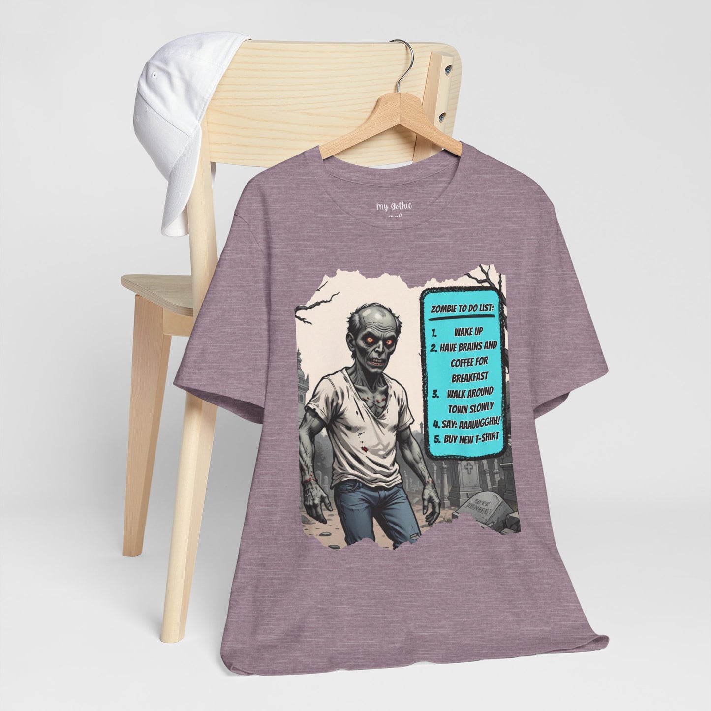 My Gothic Girl "Zombie: To Do List"  – Whimsy Goth Streetwear, Dark Poetry Fashion, Alt Aesthetic Apparel