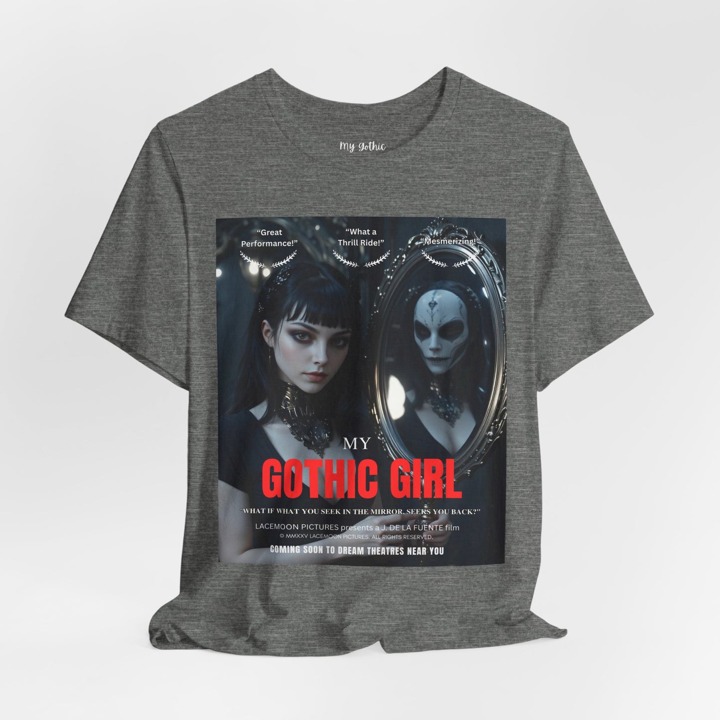 My Gothic Girl Graphic Tee – Whimsy Goth Streetwear, Dark Poetry Fashion, Alt Aesthetic Apparel