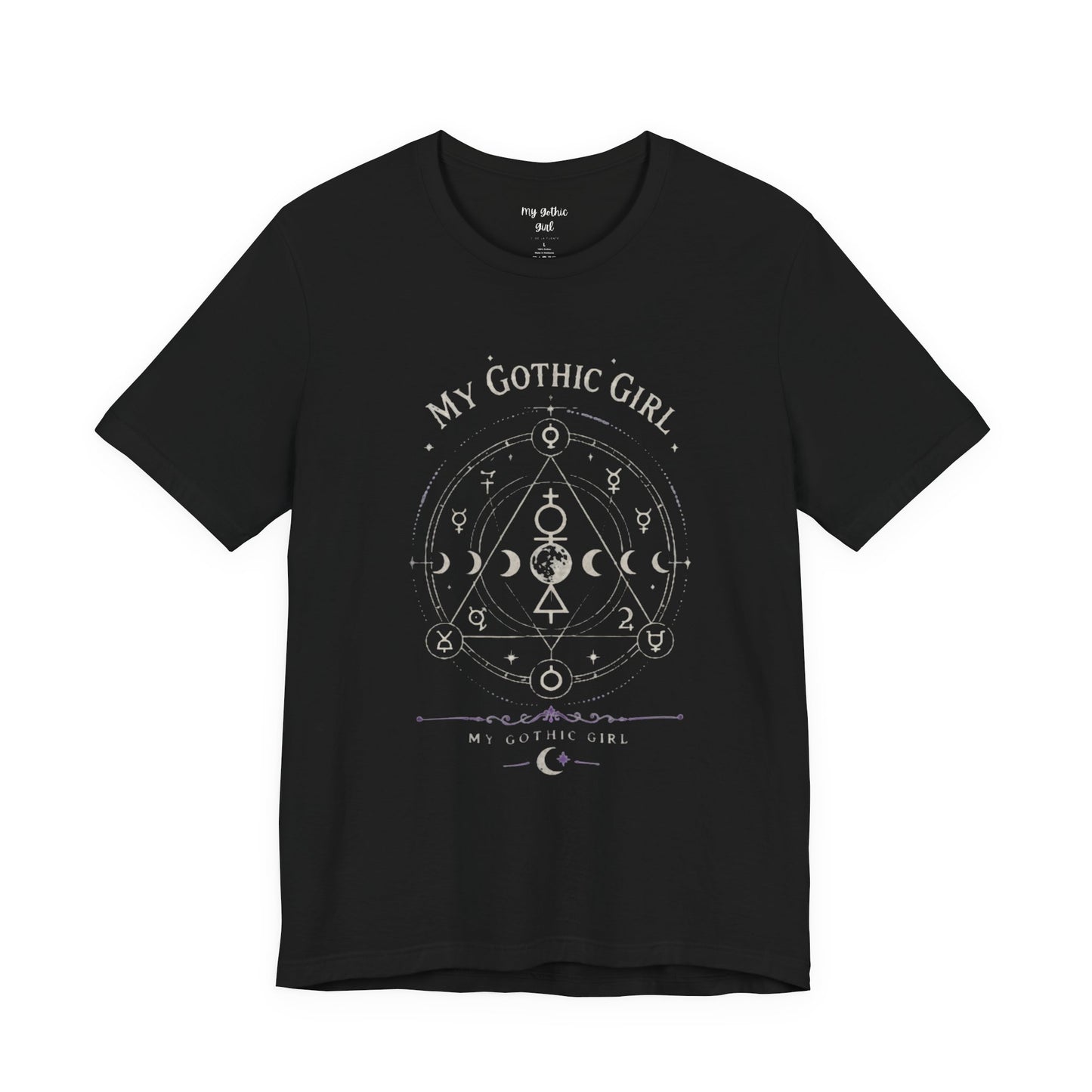 My Gothic Girl "The Alchemist" Gothic Design Short Sleeve T Shirt