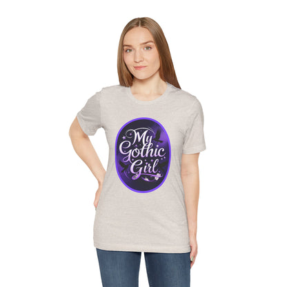 My Gothic Girl Poetic Goth Graphic Tee – Dark Alt Aesthetic Streetwear Fashion