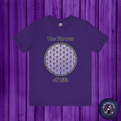 "The Flower of Life"  Gothic Graphic T-Shirt – Alt Aesthetic Poetic Goth Street-wear
