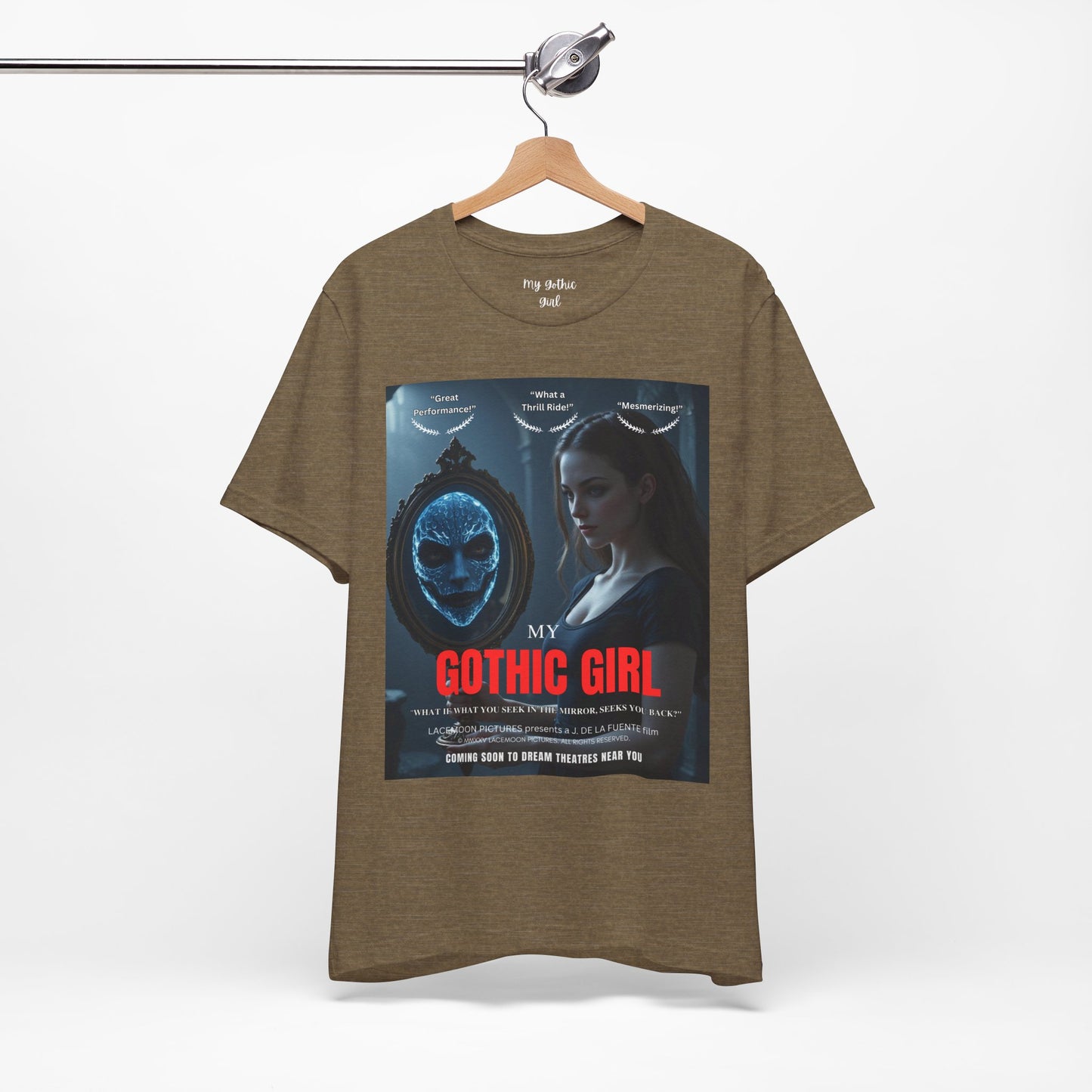 My Gothic Girl "Movie Poster" Graphic Tee – Gothic Streetwear, Whimsy Goth, Dark Poetry Alt Fashion