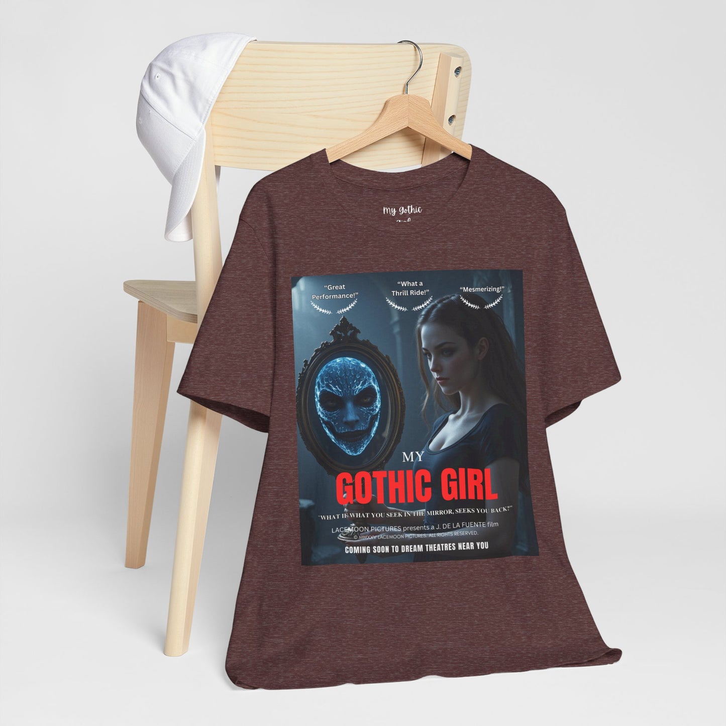 My Gothic Girl "Movie Poster" Graphic Tee – Gothic Streetwear, Whimsy Goth, Dark Poetry Alt Fashion