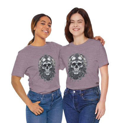 Gothic Skull Elegance T-Shirt