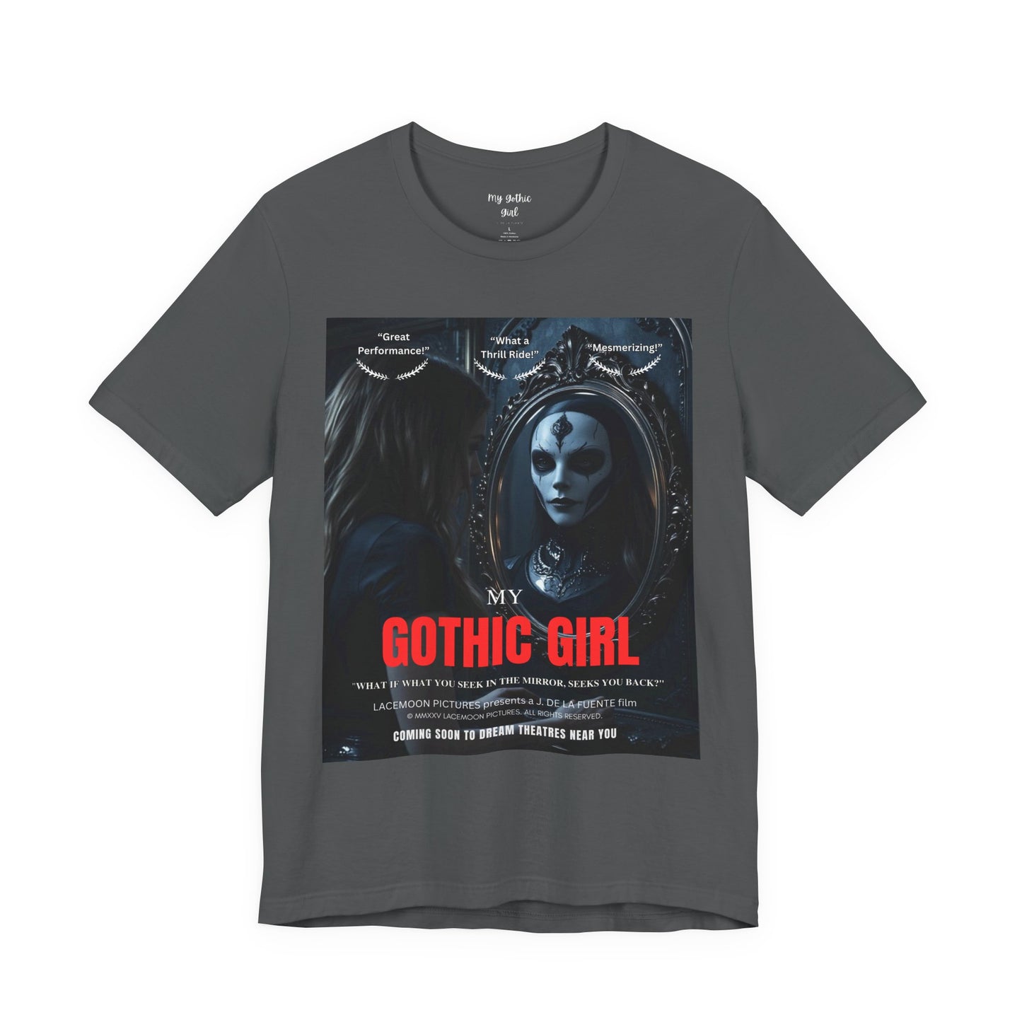My Gothic Girl Graphic Tee – Whimsy Goth Streetwear, Dark Poetry Fashion, Alt Aesthetic Apparel