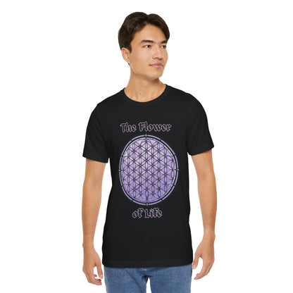 "The Flower of Life"  Gothic Graphic T-Shirt – Alt Aesthetic Poetic Goth Street-wear