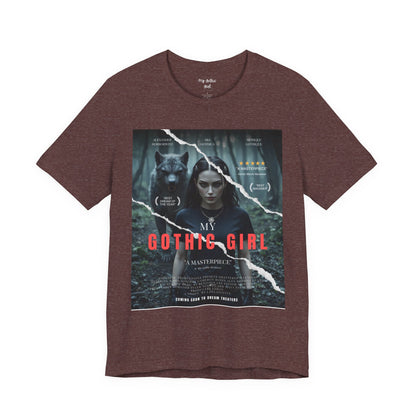 My Gothic Girl T-Shirt "Movie Poster" – Whimsy Goth Streetwear, Dark Poetry Fashion, Alt Aesthetic Apparel