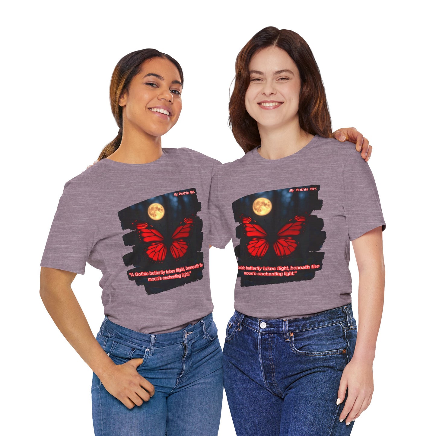 My Gothic Girl Graphic Tee – Whimsy Goth Streetwear, Dark Poetry Fashion, Alt Aesthetic Apparel