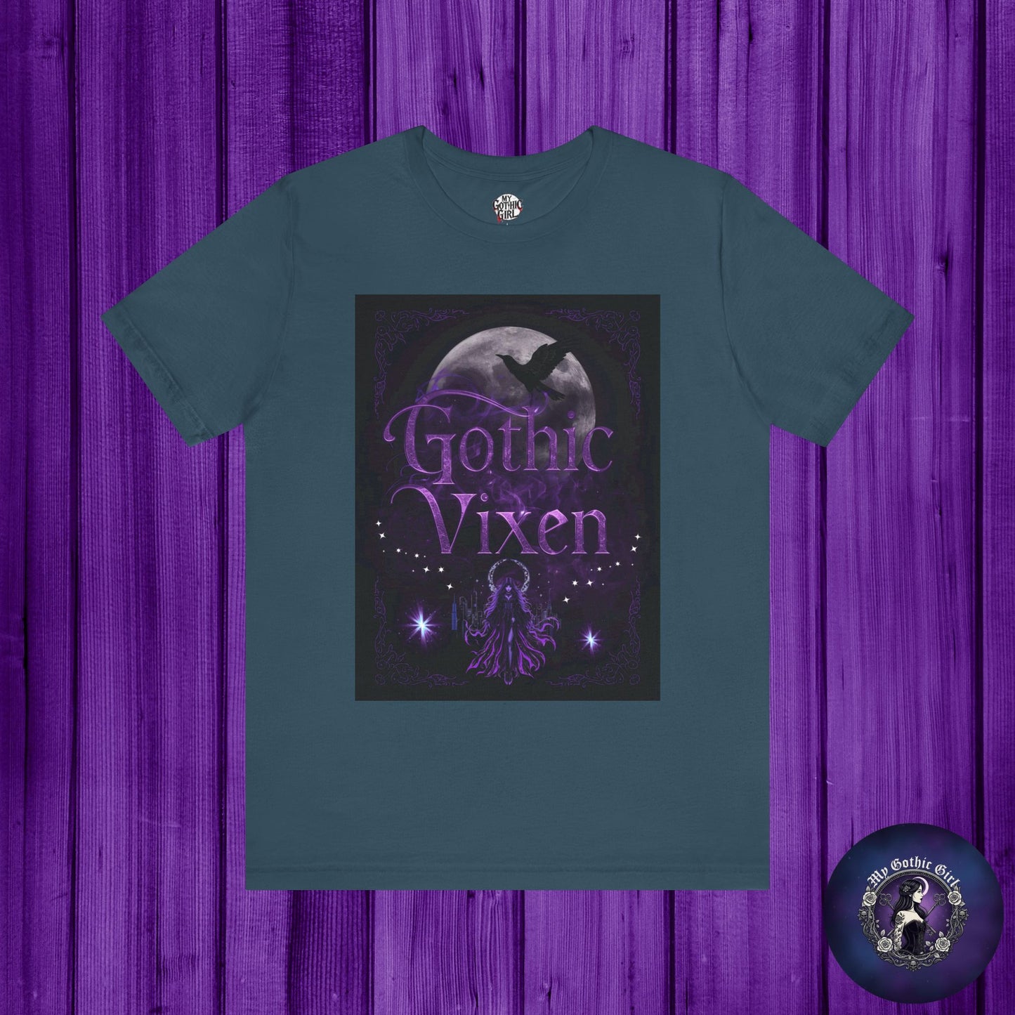 My Gothic Girl - "Gothic Vixen" Graphic T-Shirt – Alt Aesthetic Poetic Goth Street-wear