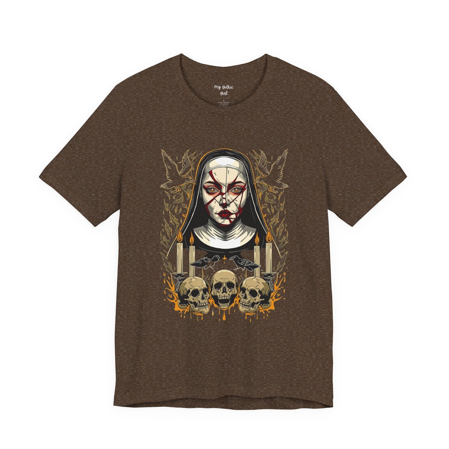 Nocturne Nun Gothic Pop Art T-Shirt