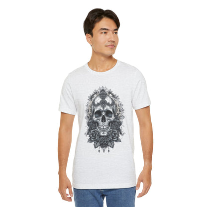 Gothic Skull Elegance T-Shirt