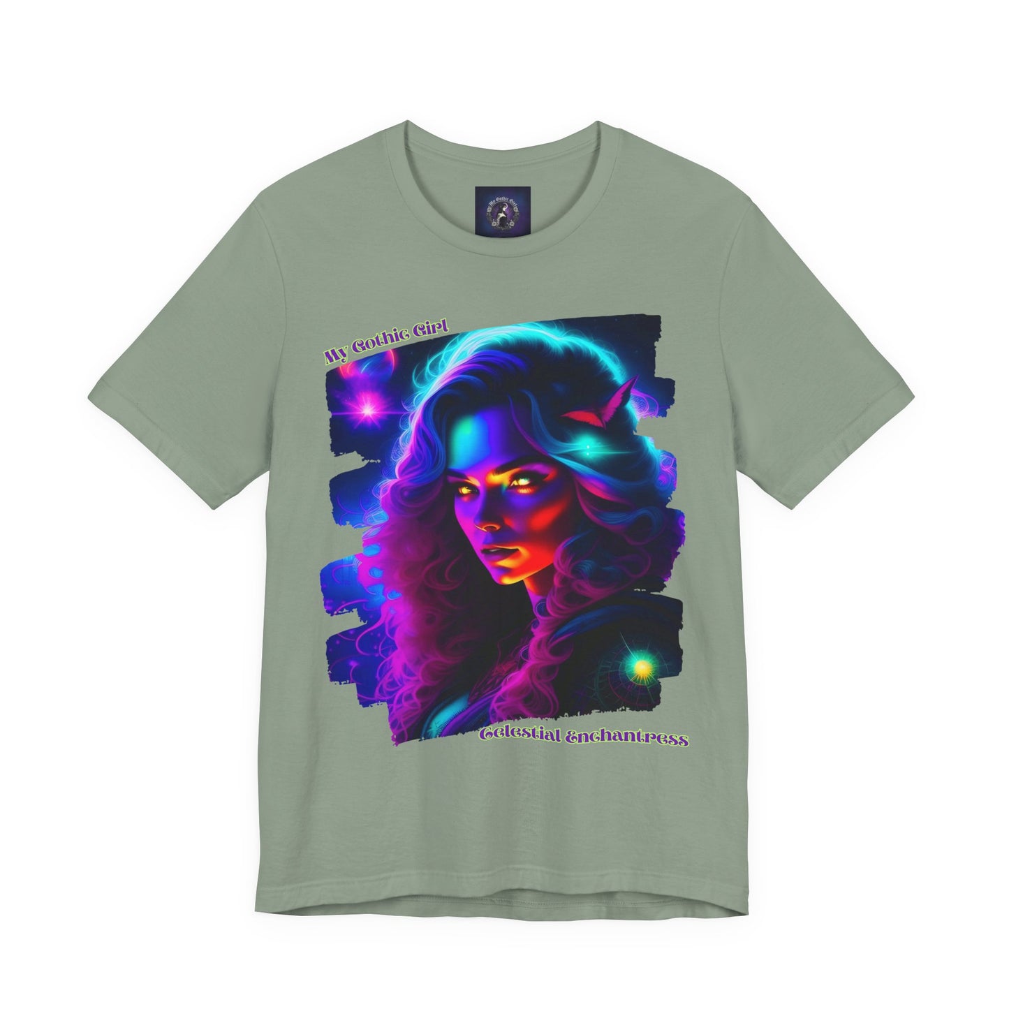 Celestial Enchantress Poetic Goth Graphic Tee – My Gothic Girl