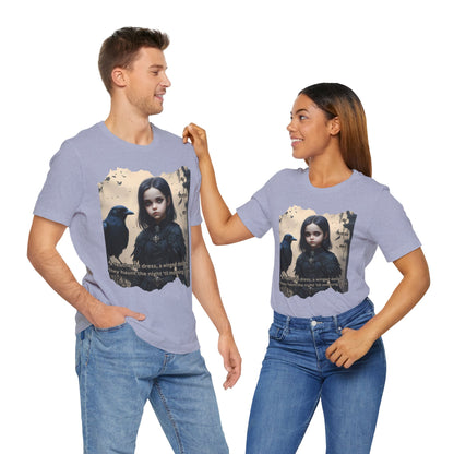My Gothic Girl T-Shirt "Black Raven"  Whimsy Goth, Goth Fashion, Poetic Gothic Street Wear