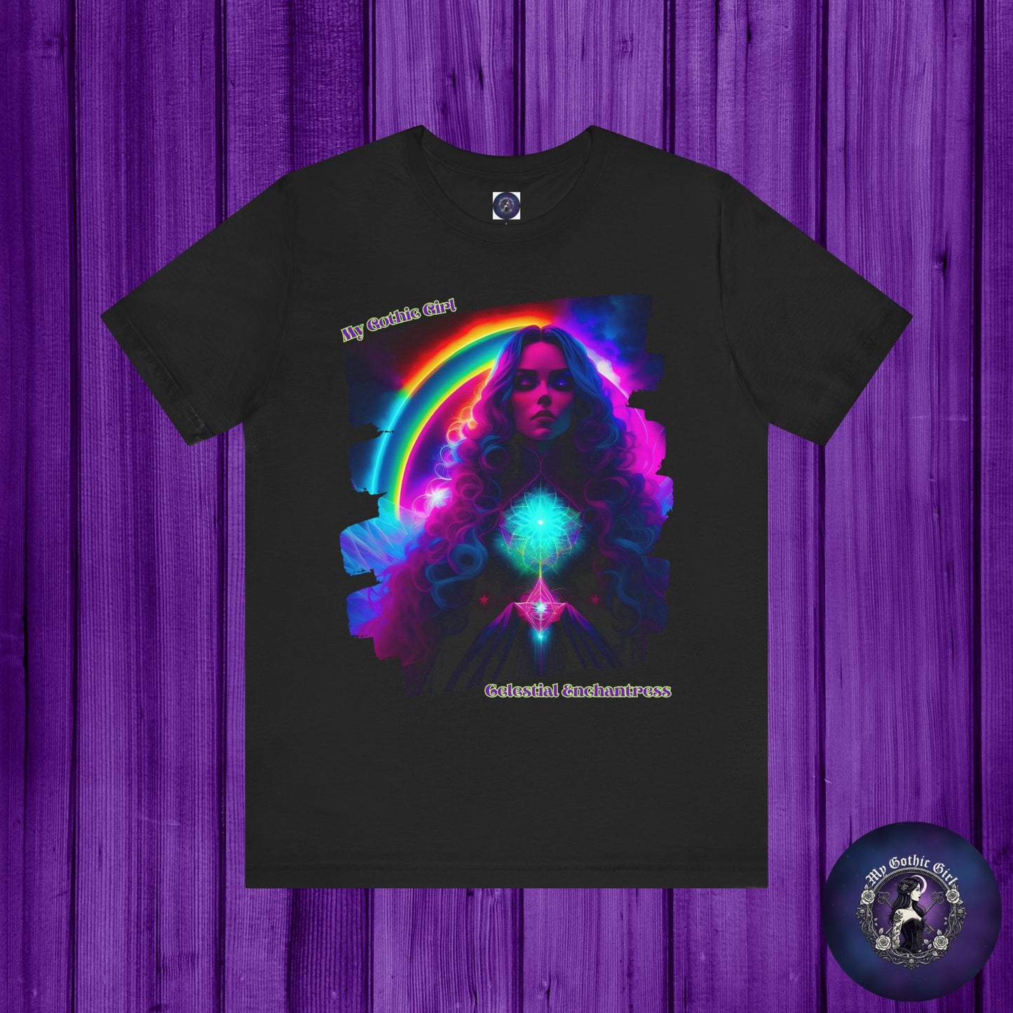 Celestial Enchantress Poetic Goth Graphic Tee – My Gothic Girl