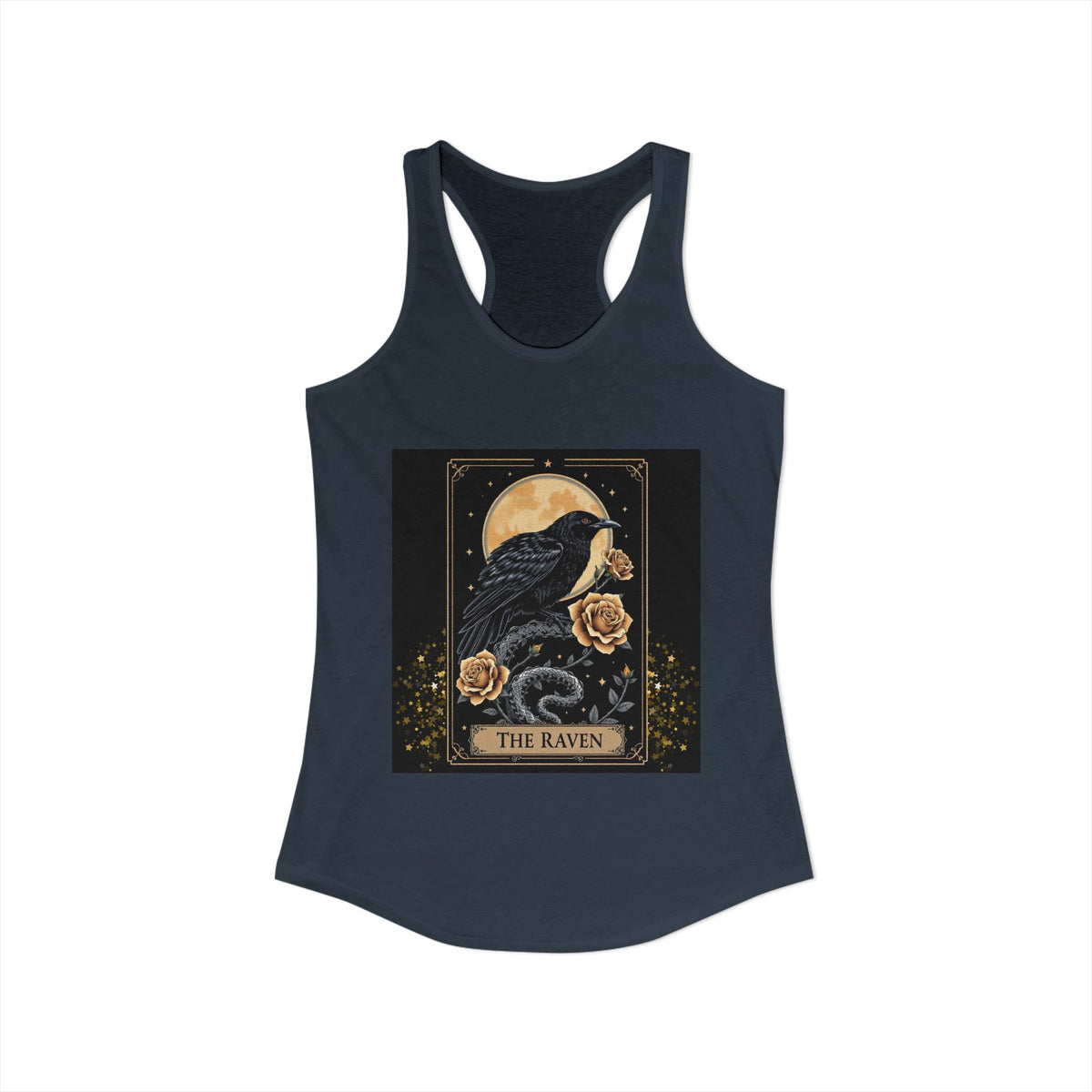 The Raven Tarot Card Women's Tank Top — Gothic Mystic