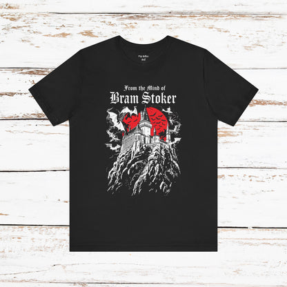 "From The Mind Of Bram Stoker" Gothic Literary Horror T-Shirt