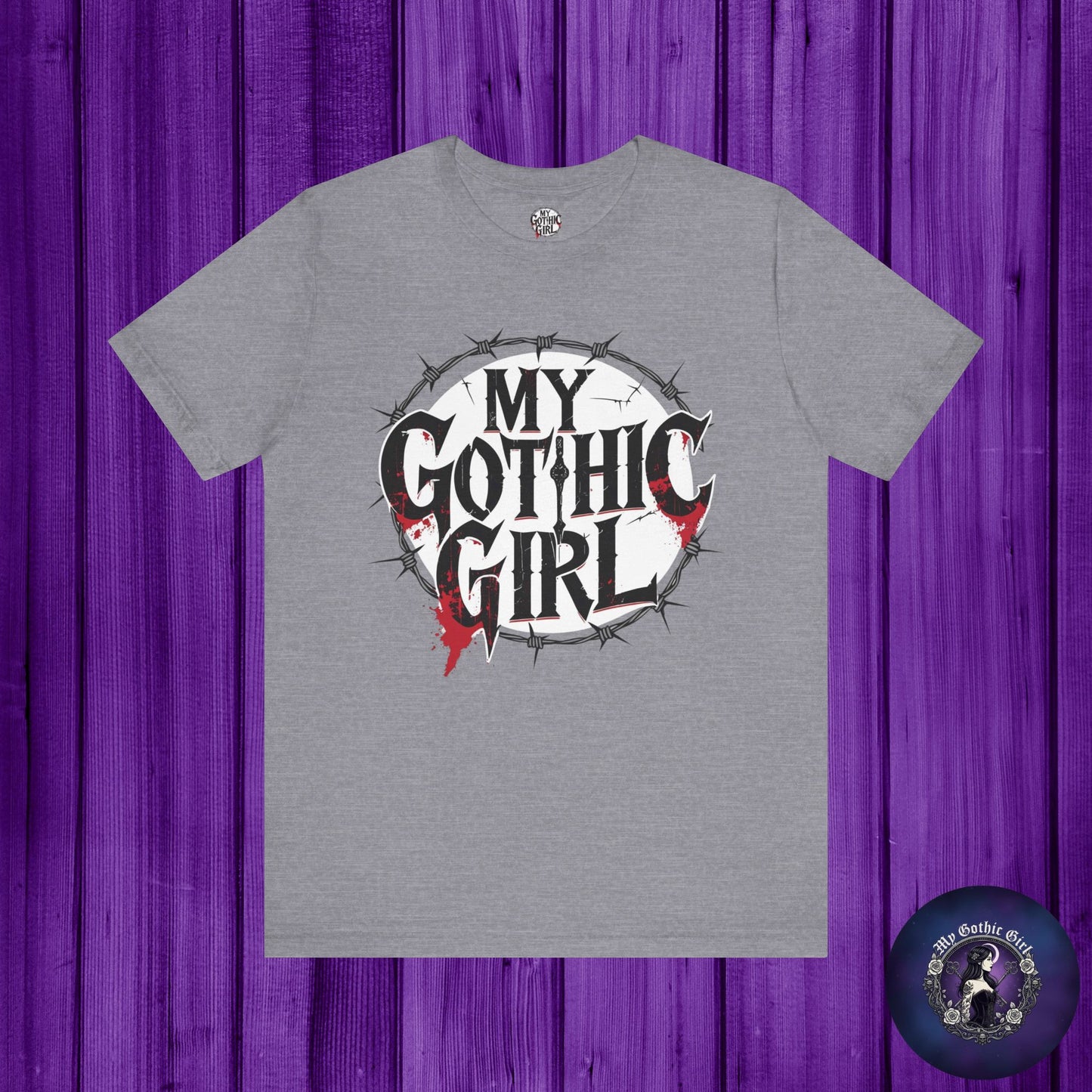 My Gothic Girl Graphic Poetic Goth Graphic Tee – My Gothic Girl