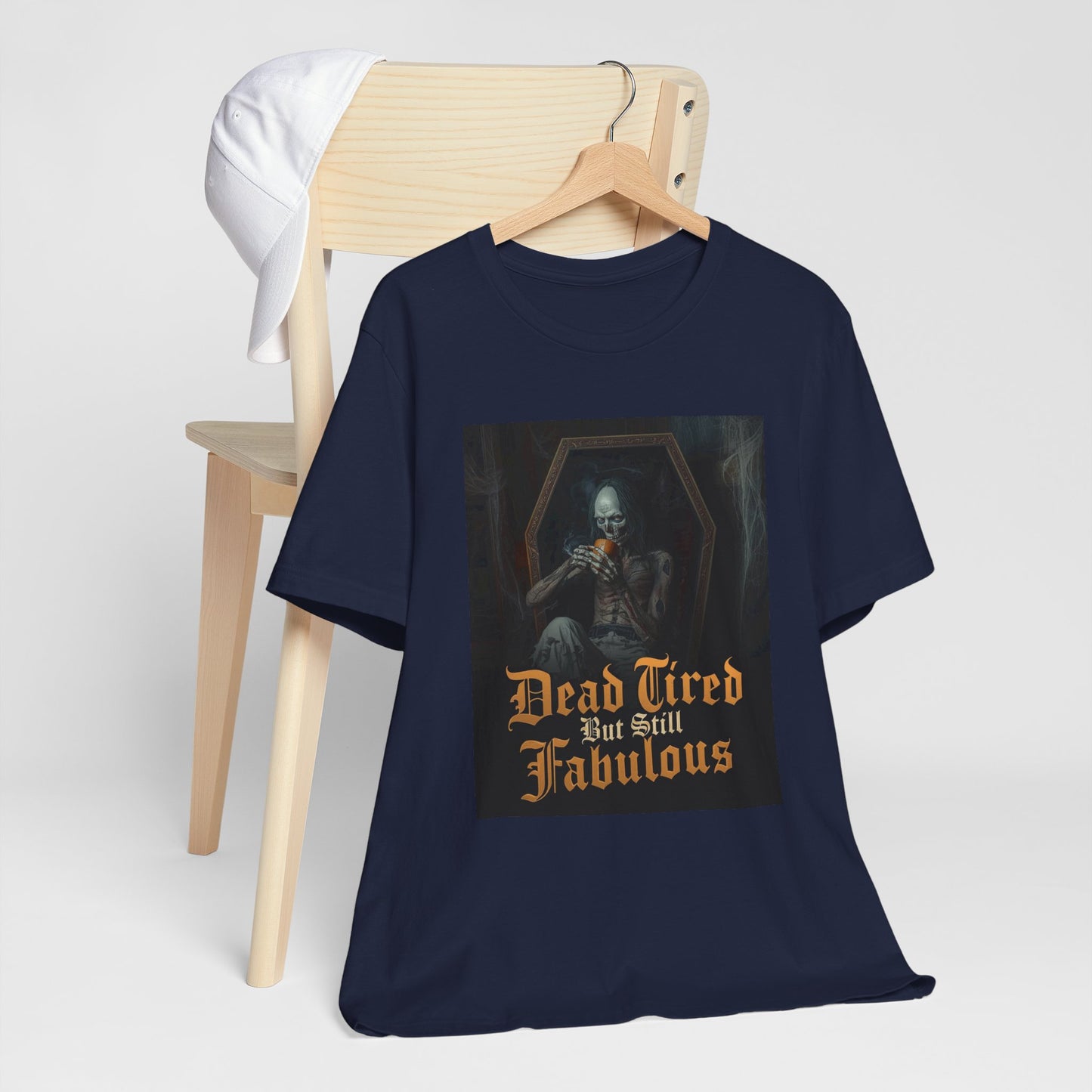 My Gothic Girl "Dead Tired But Still Fabulous" Graphic T-Shirt Unisex Gothic Dark Fashion Casual Wear