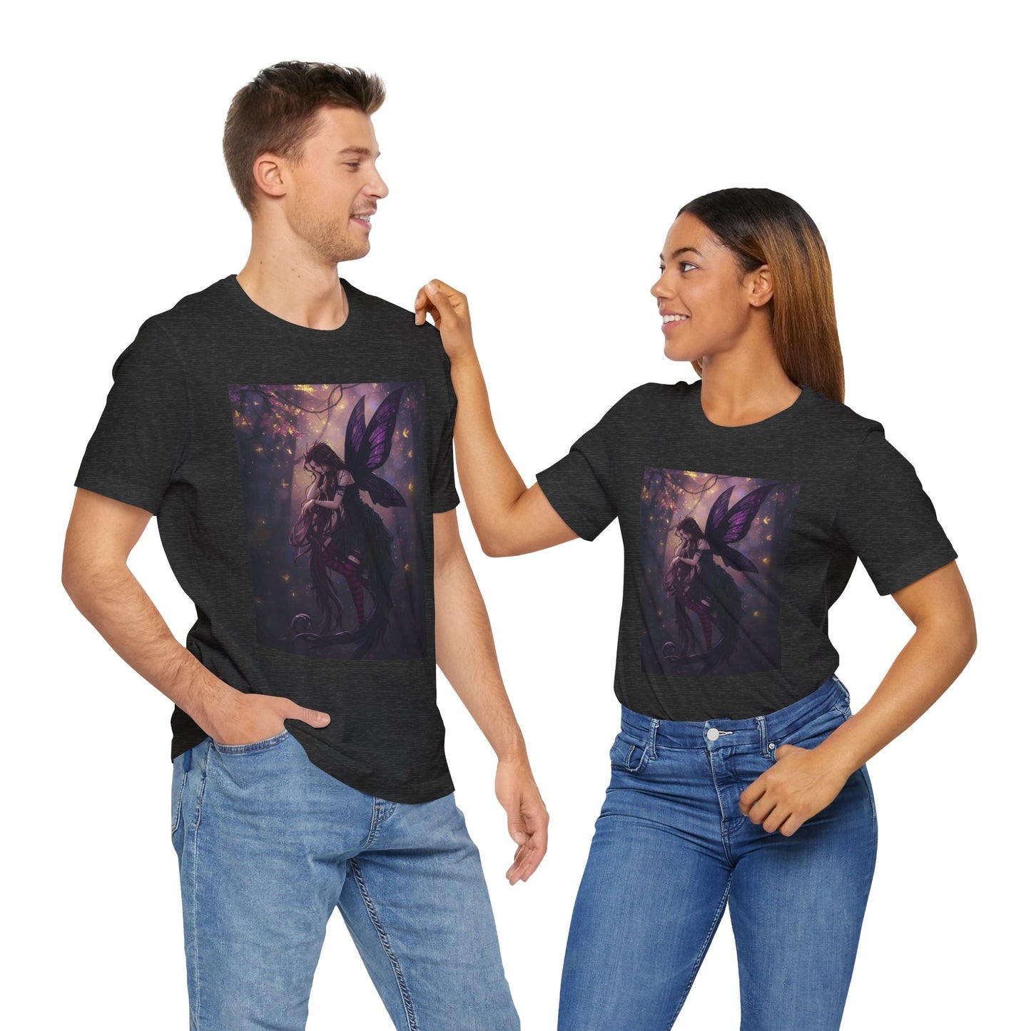 My Gothic Girl "Gothic Fairy" Graphic T-Shirt Unisex Gothic Dark Fashion Casual Wear