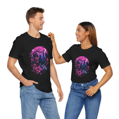 “Dark Bloom” — WhimsyGoth Floral Tee – Alt Aesthetic Poetic Goth Street-wear