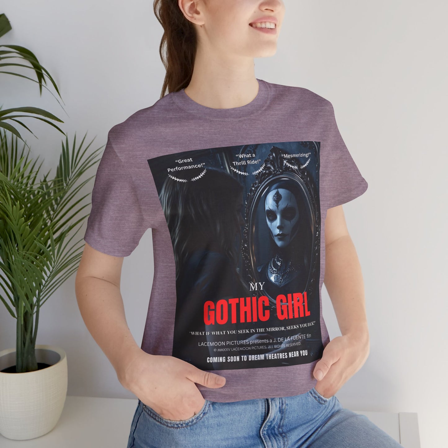 My Gothic Girl Graphic Tee – Whimsy Goth Streetwear, Dark Poetry Fashion, Alt Aesthetic Apparel