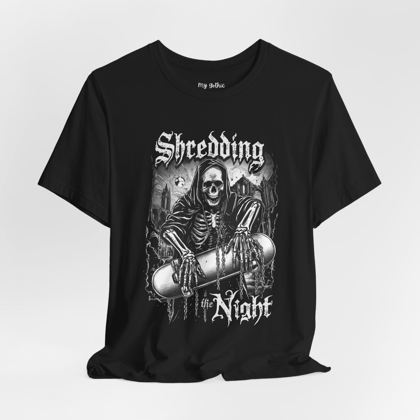 "Shredding The Night" Street Skater T Shirt